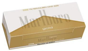 Marlboro GOLD  Zigaretten Hülsen 200er King Size